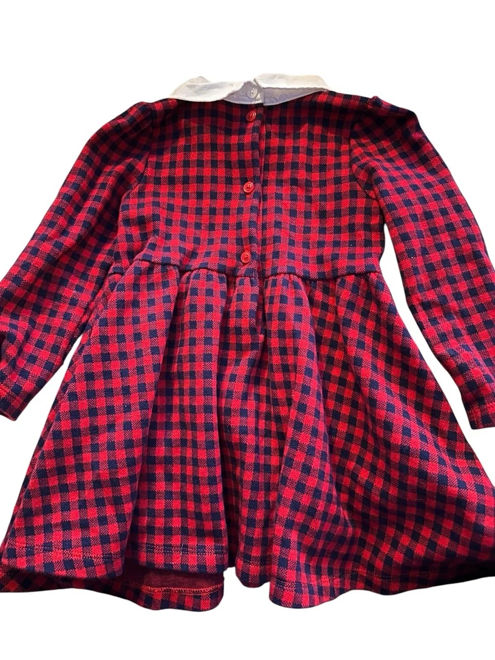 Janie and Jack Red Plaid Holiday Dress - Size 2T